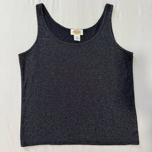 Talbots Metallic Layering Tank Size Medium Y2K revival